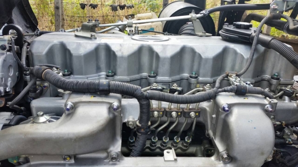 HINO FM2P 380 แรง เบรคแห้งตัวใหม่ ดั๊มพ์แม่ลูก กระบะพืชไร่ ลูก 3 เพลา