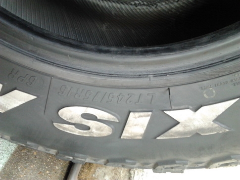 Maxxis MT 764 ขนาด 245/75/16 ปี10 สภาพดี 1ชุด