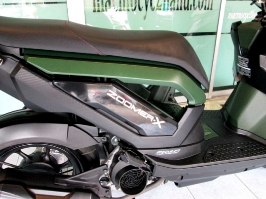 ZOOMER ตัวท็อป combibrake สีเขียวดำ รถเดือน กรกฏาคม ปี 57 ไมล์ 6 พันโล ของแถม 3 รายการ 41900