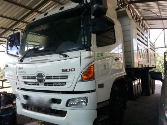 รถฮีโน่ 10 ล้อดั้ม FM8J  251 แรงม้า. ปี 55  ( รถวิ่ง 13,xxx กม. )   สนใจติดต่อ  081 - 6079515