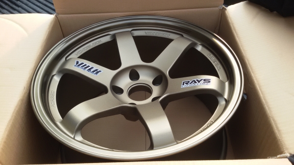 ขายล้อใหม่ TE37ขอบ18 5รู114ชุดละ15500