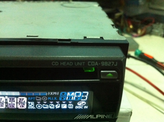 Alpine CDA-9827Ji MP3 CD FM สภาพสวย มือ2 ญี่ปุ่น