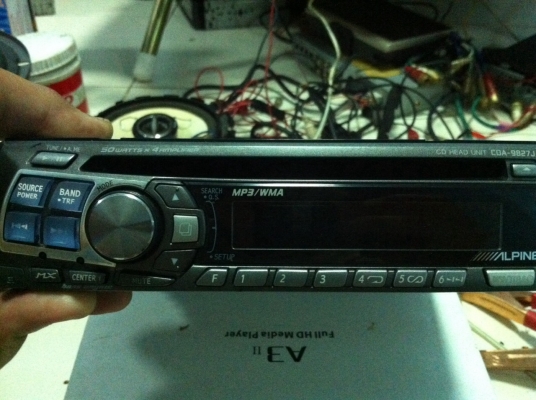 Alpine CDA-9827Ji MP3 CD FM สภาพสวย มือ2 ญี่ปุ่น