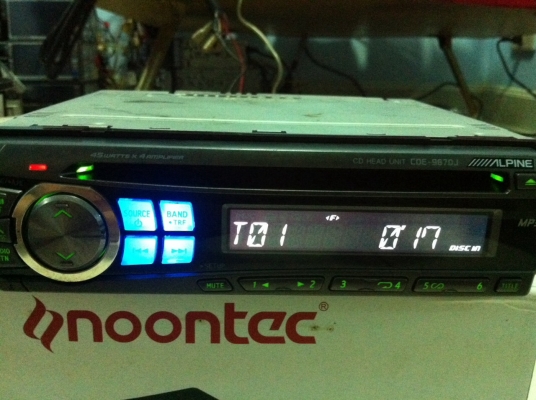 Alpine CDA-9870J MP3 CD FM สภาพสวย มือ2 ญี่ปุ่น