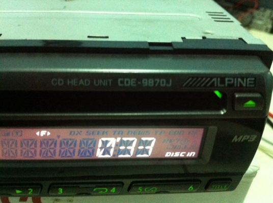 Alpine CDA-9870J MP3 CD FM สภาพสวย มือ2 ญี่ปุ่น