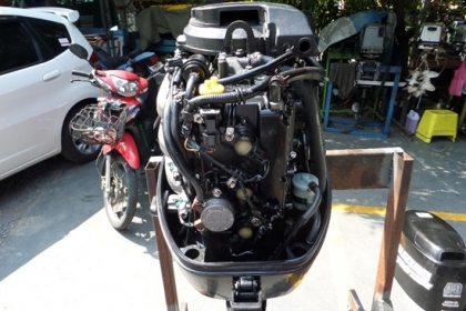 ขาย เครื่องเรือ SUZUKI 40 แรง 4 จังหวะหัวฉีด สภาพสวยพร้อมใช้ เครื่องติดง่ายเดินดี ราคา 64,000