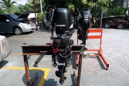 ขาย เครื่องเรือ SUZUKI 40 แรง 4 จังหวะหัวฉีด สภาพสวยพร้อมใช้ เครื่องติดง่ายเดินดี ราคา 64,000