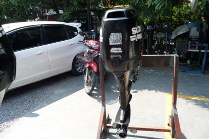 ขาย เครื่องเรือ SUZUKI 40 แรง 4 จังหวะหัวฉีด สภาพสวยพร้อมใช้ เครื่องติดง่ายเดินดี ราคา 64,000