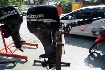 ขาย เครื่องเรือ SUZUKI 40 แรง 4 จังหวะหัวฉีด สภาพสวยพร้อมใช้ เครื่องติดง่ายเดินดี ราคา 64,000