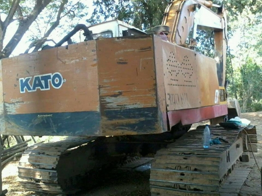 **440,000 บ.ต่อรอง///แบคโฮKATO-HD700** ขาย แบคโฮ KATO รุ่น HD700 วางเครื่อง MITSU 6D14-Turbointer เครื่อง/ปั้มดี เครื่องดี แรงดี แน่น ปั้มดี แรง ทำงานดี เร็ว บูมอาร์มดี บุ้งกี๋ดี ไม่ผุ เอวดี แน่น ช่วงล่าง70\% โซ่ดียังหนา แทร็กดี เฟรมดีหนา โรลเลอร์ดี สป็อคเ