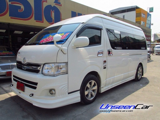 ขายรถตู้ TOYOTA. COMMUTER.  2700cc. ปี2011 ราคา 799,000บาท แต่งวีไอพี  เต็มๆ.  ราคา 799,000 บาท โทร 0922726669 คุณตันหยงค่ะ
