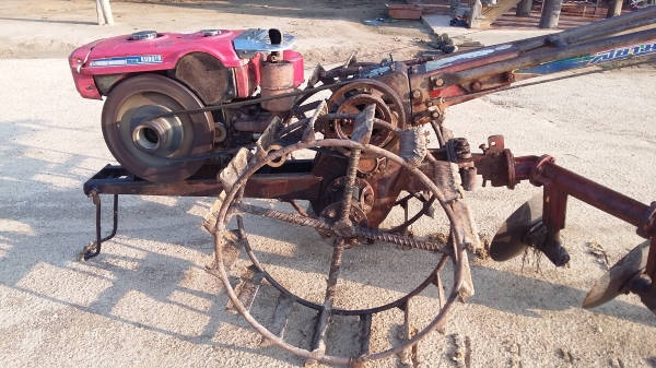 ขายเครื่องคูโบต้าET110 พร้อมโครงสยาม99ตัวพิเศษ พร้อม ผานไถ