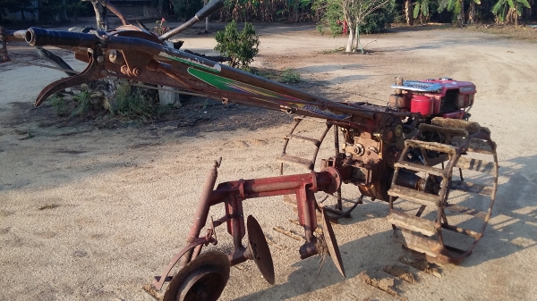 ขายเครื่องคูโบต้าET110 พร้อมโครงสยาม99ตัวพิเศษ พร้อม ผานไถ