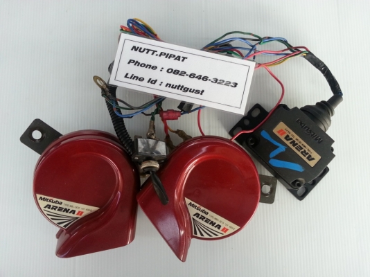 แตรกล่อง 2 เสียงแบบแอคโค่ Mirsuba Arena  มือ2 จากญี่ปุ่น