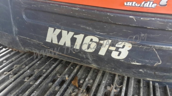 รถแบคโฮ KUBOTA KX161-3 ทำงาน 3,353   ชั่วโมง
