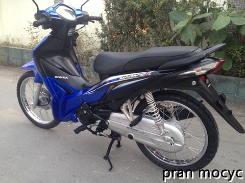 ขายwave110iสีน้ำเงินดำ ปี2014(สตาร์ทเท้า)ไมล์7,xxxโล