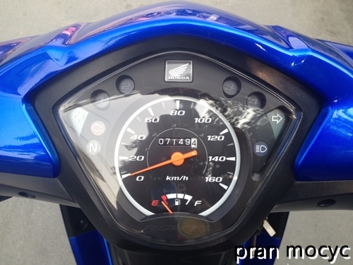 ขายwave110iสีน้ำเงินดำ ปี2014(สตาร์ทเท้า)ไมล์7,xxxโล