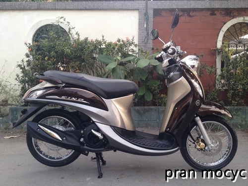 ขายALL NEW fino fiสีน้ำตาลทอง ตัว TOP ปี2014 ไมล์2000โล(รถ3เดือน)