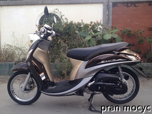 ขายALL NEW fino fiสีน้ำตาลทอง ตัว TOP ปี2014 ไมล์2000โล(รถ3เดือน)