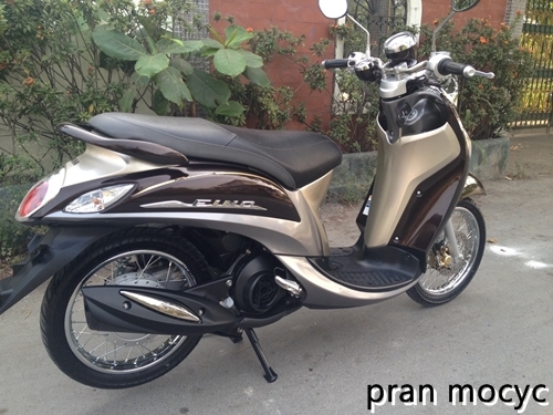 ขายALL NEW fino fiสีน้ำตาลทอง ตัว TOP ปี2014 ไมล์2000โล(รถ3เดือน)