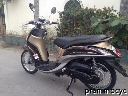 ขายALL NEW fino fiสีน้ำตาลทอง ตัว TOP ปี2014 ไมล์2000โล(รถ3เดือน)