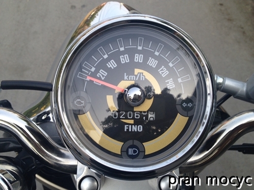 ขายALL NEW fino fiสีน้ำตาลทอง ตัว TOP ปี2014 ไมล์2000โล(รถ3เดือน)