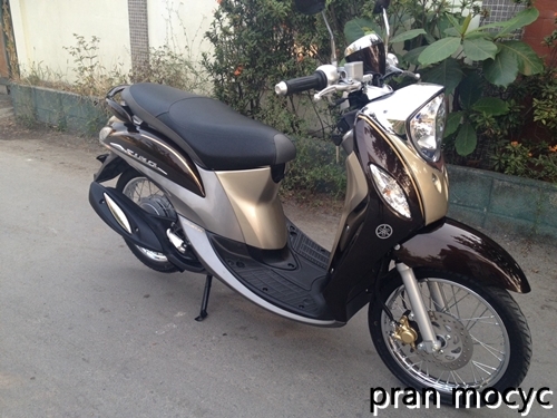 ขายALL NEW fino fiสีน้ำตาลทอง ตัว TOP ปี2014 ไมล์2000โล(รถ3เดือน)