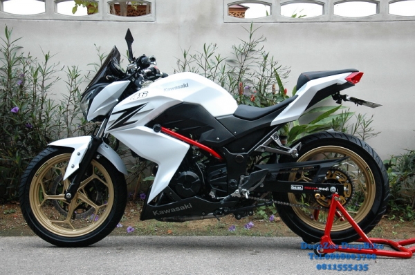 ขาย Kawasaki Z250 ปี 2013 ของแต่งเต็ม Bookservice เอกสารพร้อมโอน