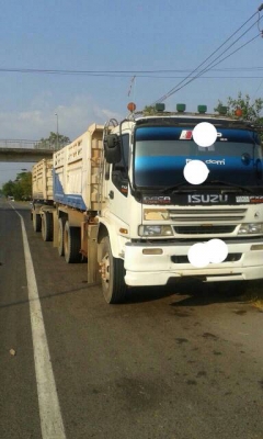 ISUZU DAGA 270แรงม้า แม่ลูกปี45 ลูกดั้มพ์สองคานปี43 รถคัทซีสวย เครื่องดี พร้อมใช้งาน ราคาต่อรองได้ 087-2976734 095-0403929