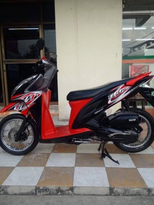 Honda Click 125i ปี 2556 สีดำแดง ลาย Street รถสวยมากมาย คุ้มค่าเกินราคา Honda Click 125i ปี 2556 สีดำแดง ลาย Street รถสวยมากมาย คุ้มค่าเกินราคา