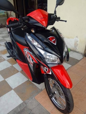 Honda Click 125i ปี 2556 สีดำแดง ลาย Street รถสวยมากมาย คุ้มค่าเกินราคา