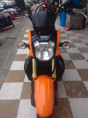 Honda Zoomer X ปี 2556 รุ่นใหม่ล่าสุด สีส้ม เทรนสีใหม่ รถอย่างสวย ประหยัดน้ำมัน