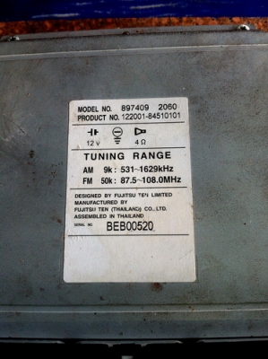 **ขาย วิทยุD-maxเดิมติดรถ CD+Mp3สภาพใหม่จัด ถอดเปลี่ยนอันใหม่ ไม่ได้ใช้เลย ราคาถูกๆ**มีรูป