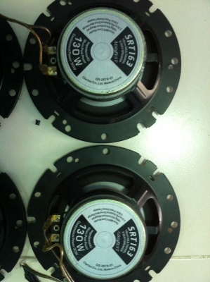 ชุดลำโพง 3 ทางหน้า หลัง 4ดอก ADD ZEST SRT-163Y/SRT-163  สภาพสวย มือ2 ญี่ปุ่น