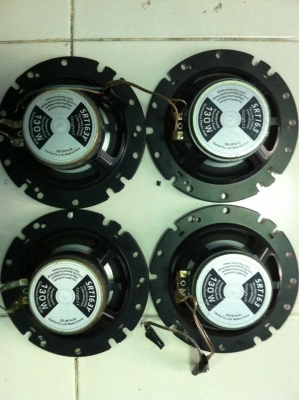 ชุดลำโพง 3 ทางหน้า หลัง 4ดอก ADD ZEST SRT-163Y/SRT-163  สภาพสวย มือ2 ญี่ปุ่น