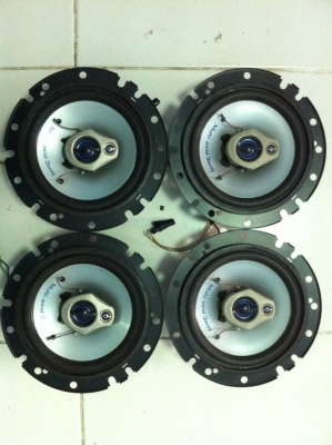 ชุดลำโพง 3 ทางหน้า หลัง 4ดอก ADD ZEST SRT-163Y/SRT-163  สภาพสวย มือ2 ญี่ปุ่น