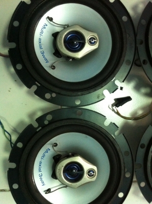 ชุดลำโพง 3 ทางหน้า หลัง 4ดอก ADD ZEST SRT-163Y/SRT-163  สภาพสวย มือ2 ญี่ปุ่น