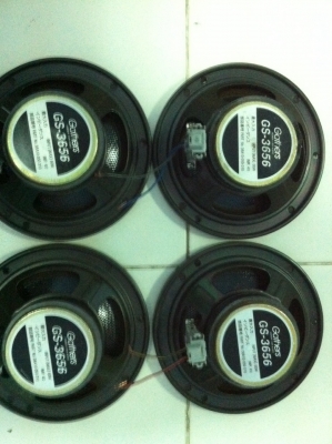 ชุดลำโพง 2ทาง หน้า หลัง 4ดอก Gathers GS-3656เคฟล่า สภาพสวย มือ2 ญี่ปุ่น