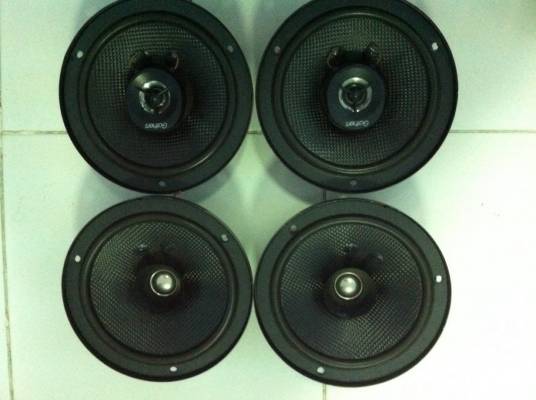 ชุดลำโพง หน้า หลัง 4ดอก Gathers GS-3676 GS-3656 เคฟล่า สภาพสวย มือ2 ญี่ปุ่น