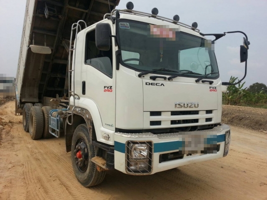 รถอีซูซุ 10 ล้อดั้ม FVZ 240 แรงม้า. ปี 55  ( มีขาย 10 คัน.)  ( รถวิ่ง  4x,xxx - 5x,xxx กว่า กม. )     สนใจติดต่อ 081 - 6079515