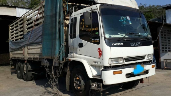 รถอีซูซุ 10 ล้อ รั้ว ( ไม่ดั้ม )  230 แรงม้า. ปี 48  สนใจติดต่อ  081 - 6079515