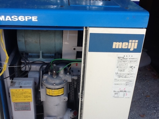 ปั๊มลมสกรู7.5Hp เก่าญี่ปุ่น 0833554933