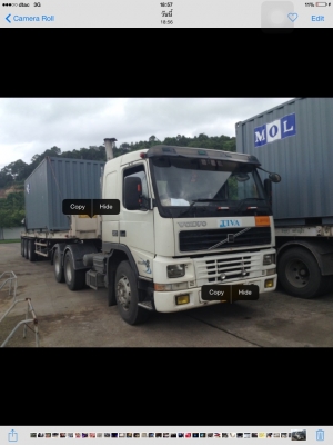 ขายดาวน์หัวลาก VOLVO FM10  สภาพพร้อมใช้งานขายดาวน์ 350000