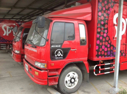 ขายรถบรรทุก 6 ล้อตู้แห้ง HINO FF 195 แรงม้า ราคา 510000