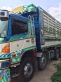 ขายรถบรรทุก 24 ล้อ พ่วงแม่-ลูกดั๊มพ์ ยี่ห้อ HINO MEGA FM1A ซีรี่ 500/344 แรงม้า ปี 2556