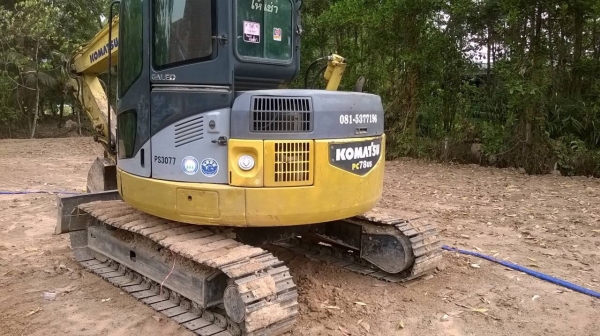 ขายแมคโครkomatsu pc78usมีหัวแย๊กใ้ห้พร้อมบุ้งกี๋ ขาย600000