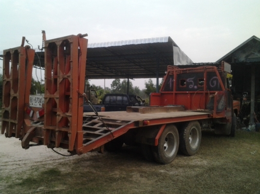 ขายสิบล้อหน้ายาวบรรทุกรถเกี่ยวข้าว พร้อมใช้ เครื่อง 6bf1  โทรเลยครับ 0883224565