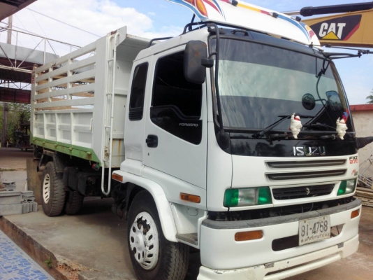 ขายรถบรรทุก 6 ล้อดัมพ์ ISUZU FRR12FA 175 แรงม้าปี 2545 ยาง 900 ราคา 750000