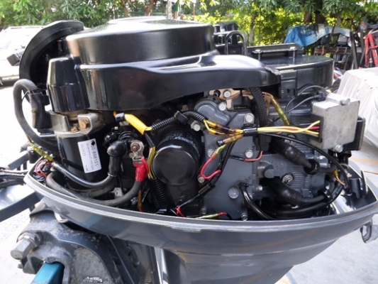 ขาย เครื่องเรือ YAMAHA 25 แรง 4 จังหวะ  สภาพพร้อมใช้ ราคา 58,000