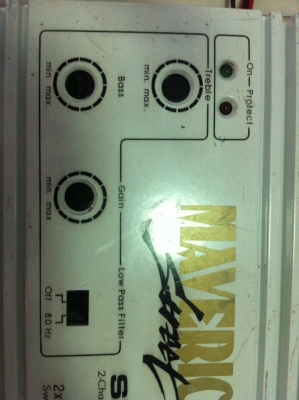 Power AMP MAVERICK SZ-462 2CH 460W มือ2 ญี่ปุ่น